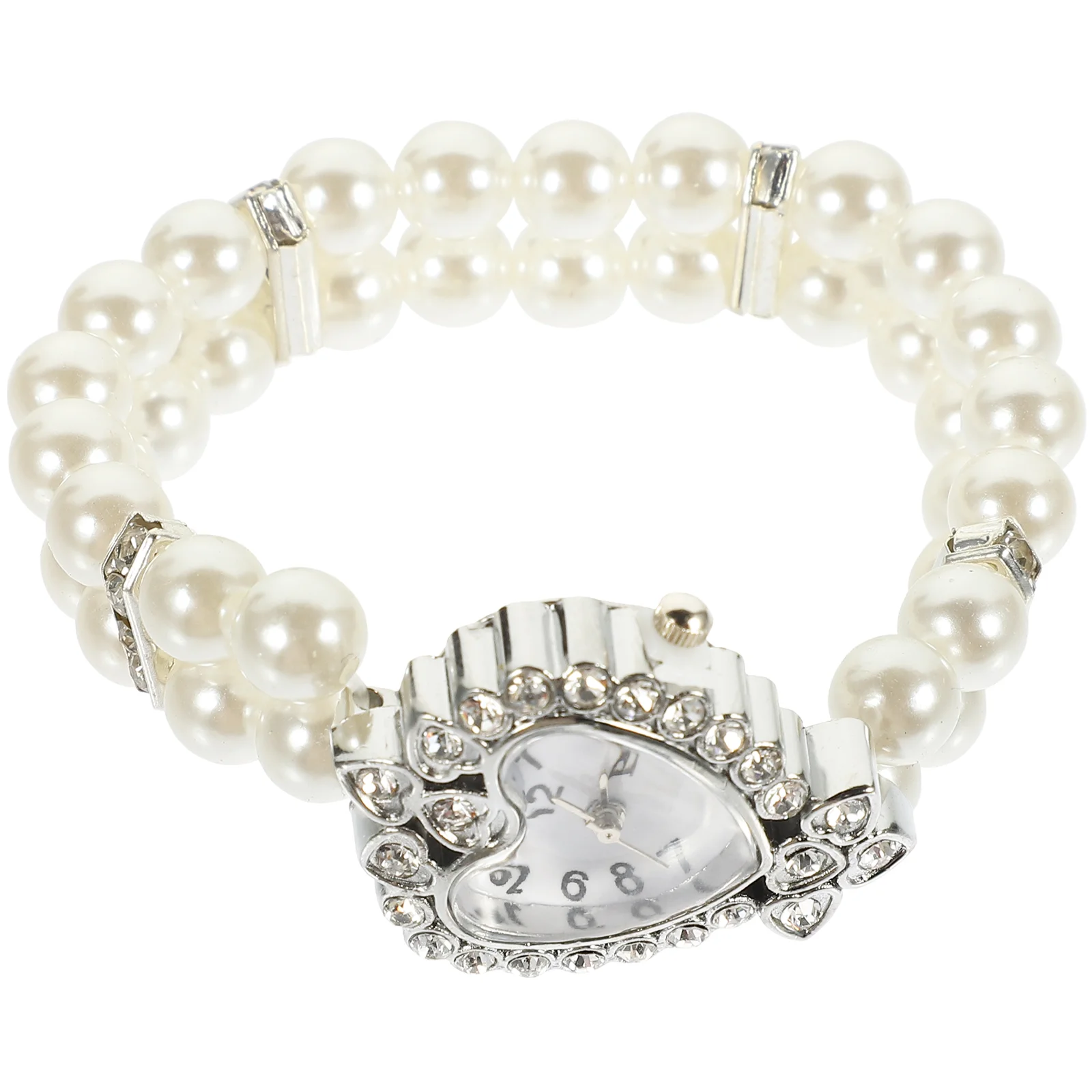 

1pc Simulation Pearl Chain Watch Elegant Women Watch Casual Quartz Watch