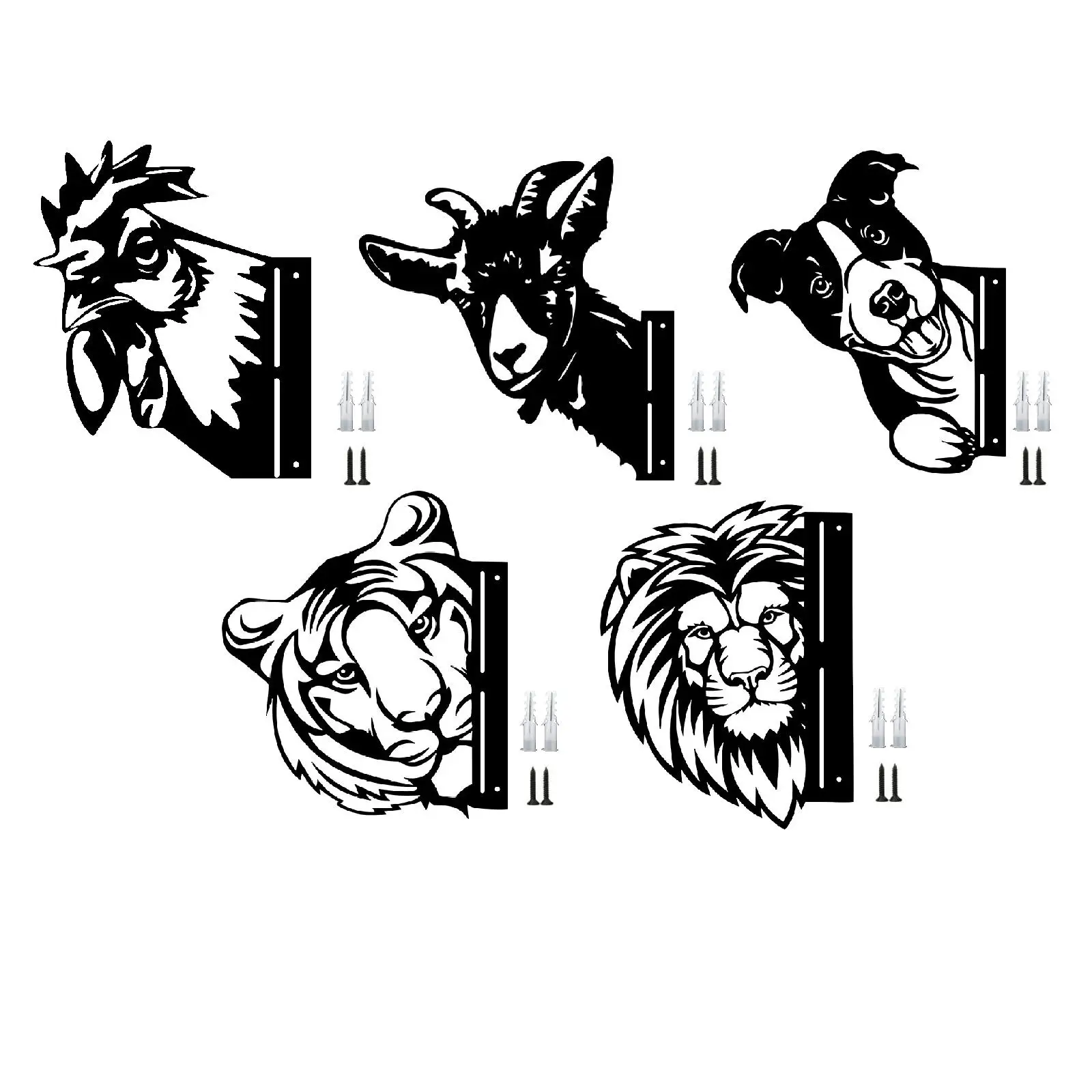 Металлическое животное двор художественное искусство металлическое для дорожек