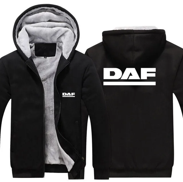 

2022 Winter Thicken Warm Hoodies Men/Women truck fans DAF sweatshirt Casual Fleece Hoodie coat male Jacket Coat S-5XL