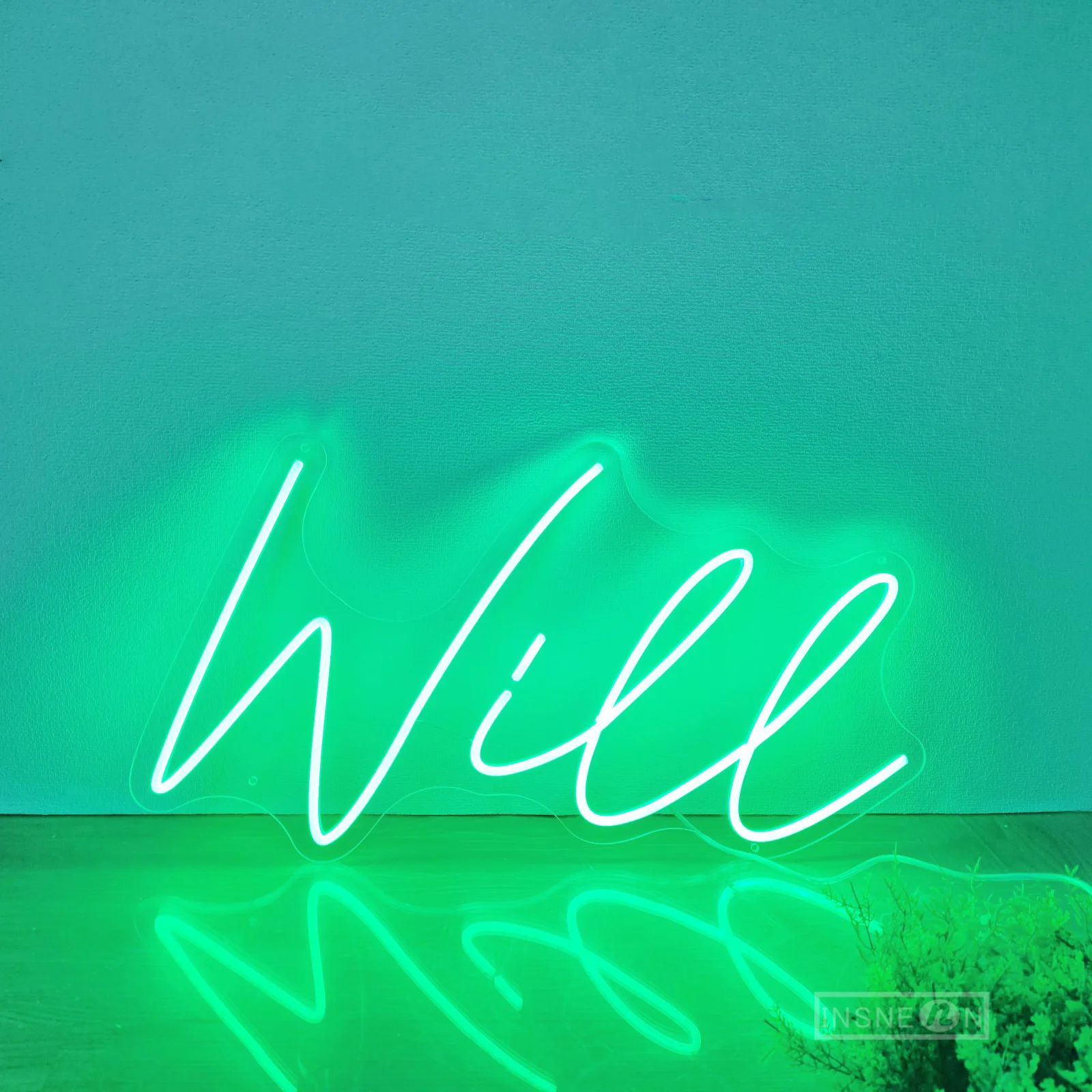 

Custom Neon Signs Will Bedroom Bar Party Wall Art Decor Lights Club Pub Shop Acrylic Neon Letters Sign Birthday LED Room Decor