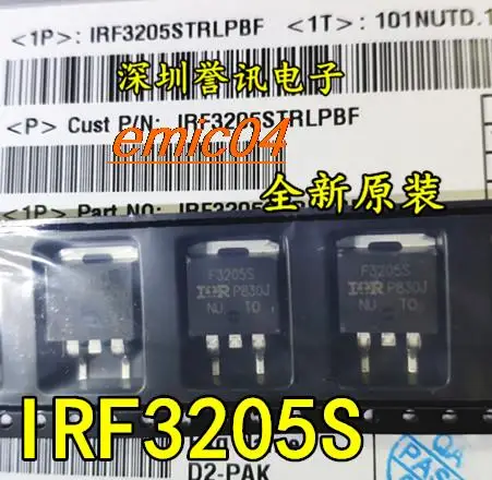 Оригинальный сток IRF3205S F3205S 55V110ANPN