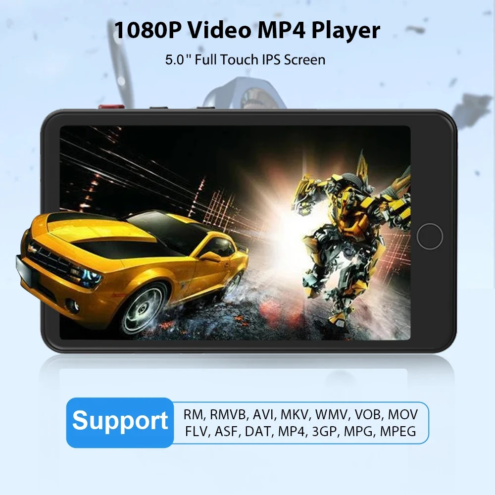 Камера с сенсорным экраном Mp4-плеер Bluetooth Wi-Fi Android 16 ГБ Hi-Fi Музыкальный диктофон