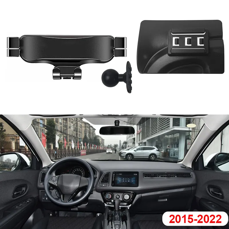 

Держатель для мобильного телефона с,кронштейны для кондиционера, автомобильные мобильные телефоны, аксессуары для Honda HRV VEZEL 2022 2023 держатель для телефона в машину,подставка для телефона,honda vezel держатель