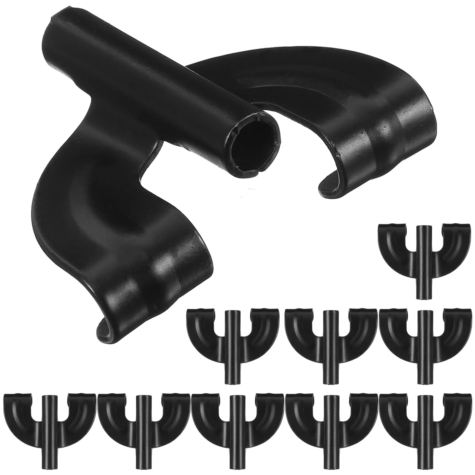 

10 Pcs Drum Hook Bass Accessories Mount Claw Substitute Replacement Kit Metal Hooks Repair Parts