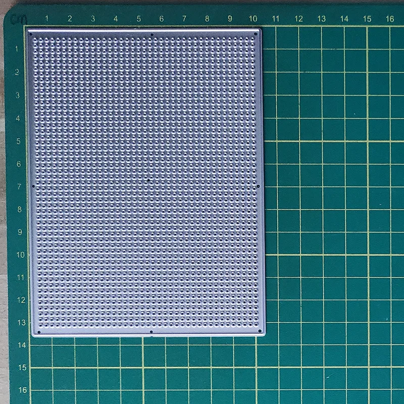 Metal Cutting Dies Rectangular Knitted Frame Photo Album Scrapbooking Clear Stamps Craft Stencils for Decoration Card Making |