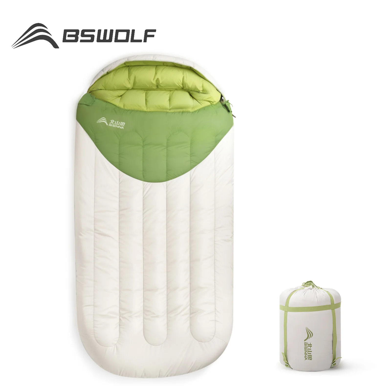 BSWOLF уличный спальный мешок для кемпинга Four Seasons универсальный утолщенный