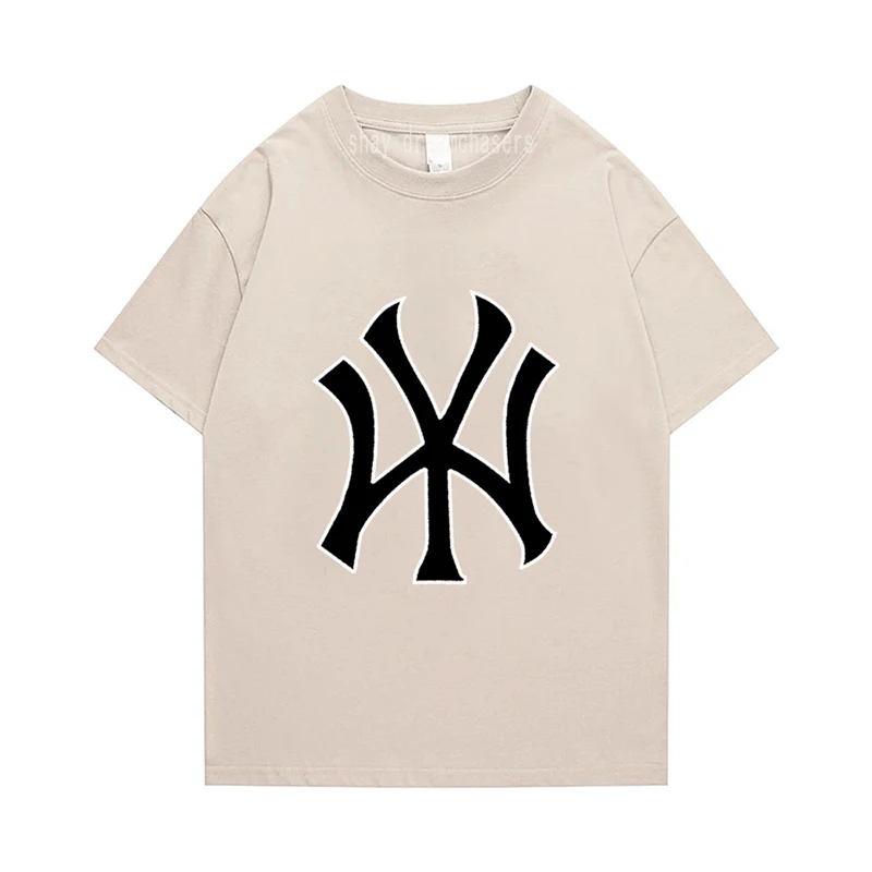 

Korean Cotton Luxury Brand TShirts Graphic Printing Hip Hop Streetwear Quality Tee Summer Vintage Shirts Man Oversized Clothing