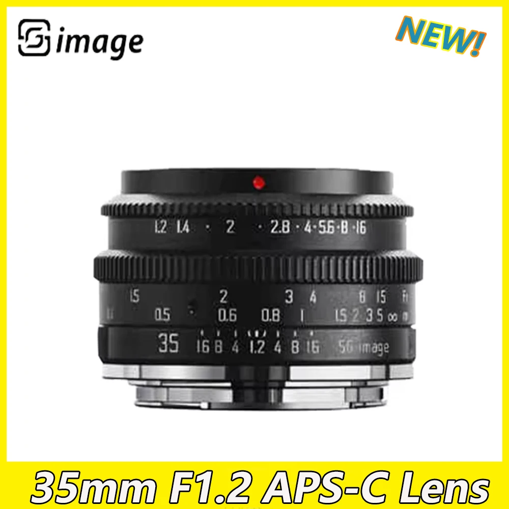 Объектив с большой диафрагмой для Sony E Nikon Z Fuji XF Canon EF-M/RF M4/3 L Mount Cameras SGimage 35 мм F1.2