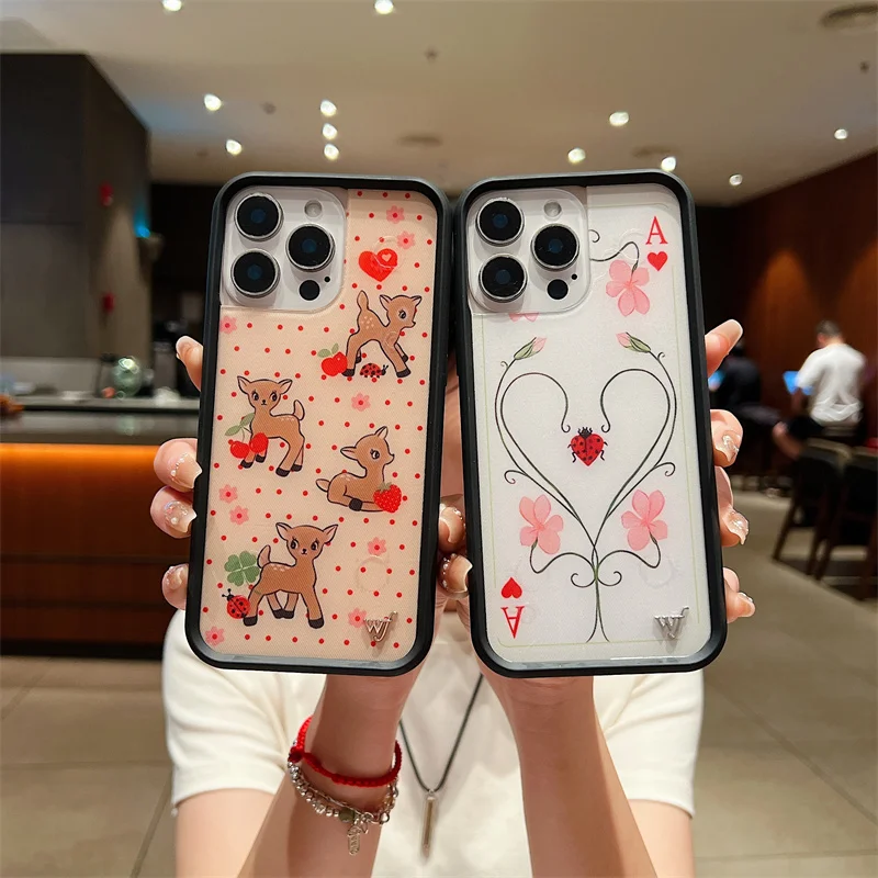 Фото Чехол для телефона Wildflower Orchid Lila Moss для iPhone 17, 16, 15, 14, 13, 12, Pro Max Plus wf, чехол для экстренной внутренней связи с драгоценными моментами №5