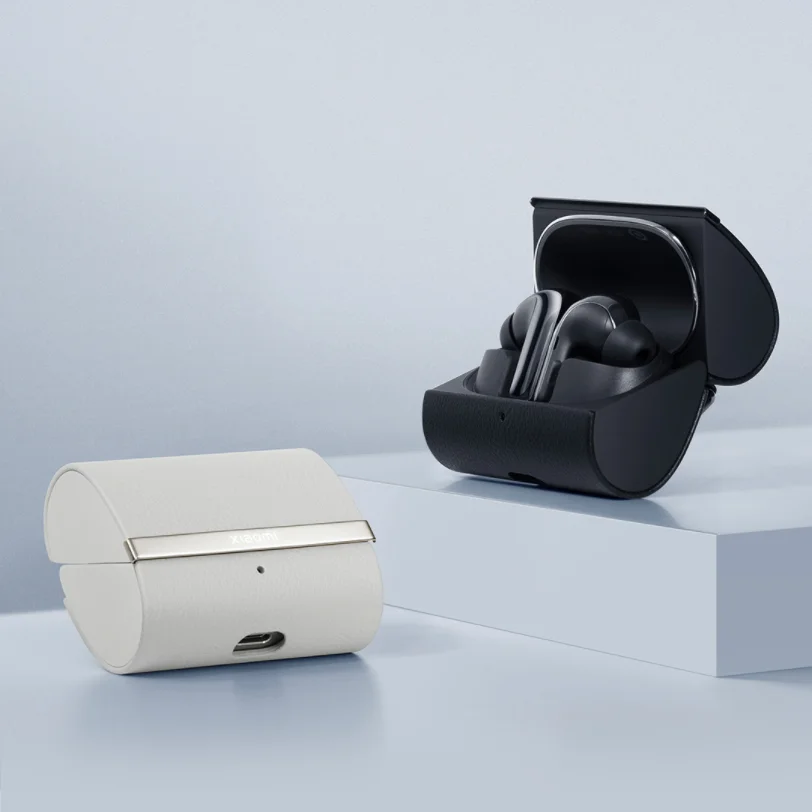 Роскошный простой чехол для наушников Xiaomi из искусственной кожи для ...