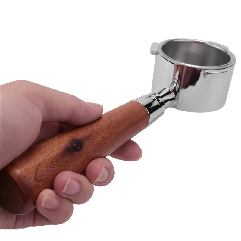 

51mm Bottomless Portafilter 3 Ears for Delonghi Espresso Machines EC0680 and EC0685 with 1 Cup Filter Basket Included