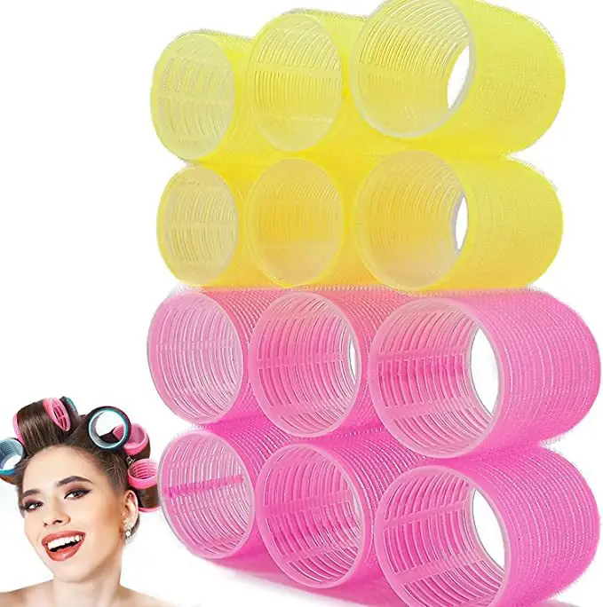 Different Size Self Grip Hair Rollers DIY Magic Large Self-Adhesive Hair Rollers Styling Roller Roll Curler Beauty Tool images - 6