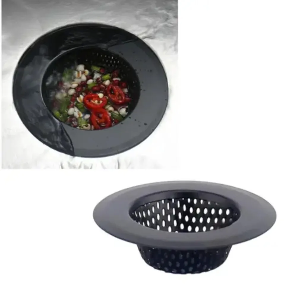 

Black Stainless Steel Kitchen Sink Strainer Filter Generic Anti Sink Drain Strainer Bathroom Basin Drain Hair Catcher Stopper