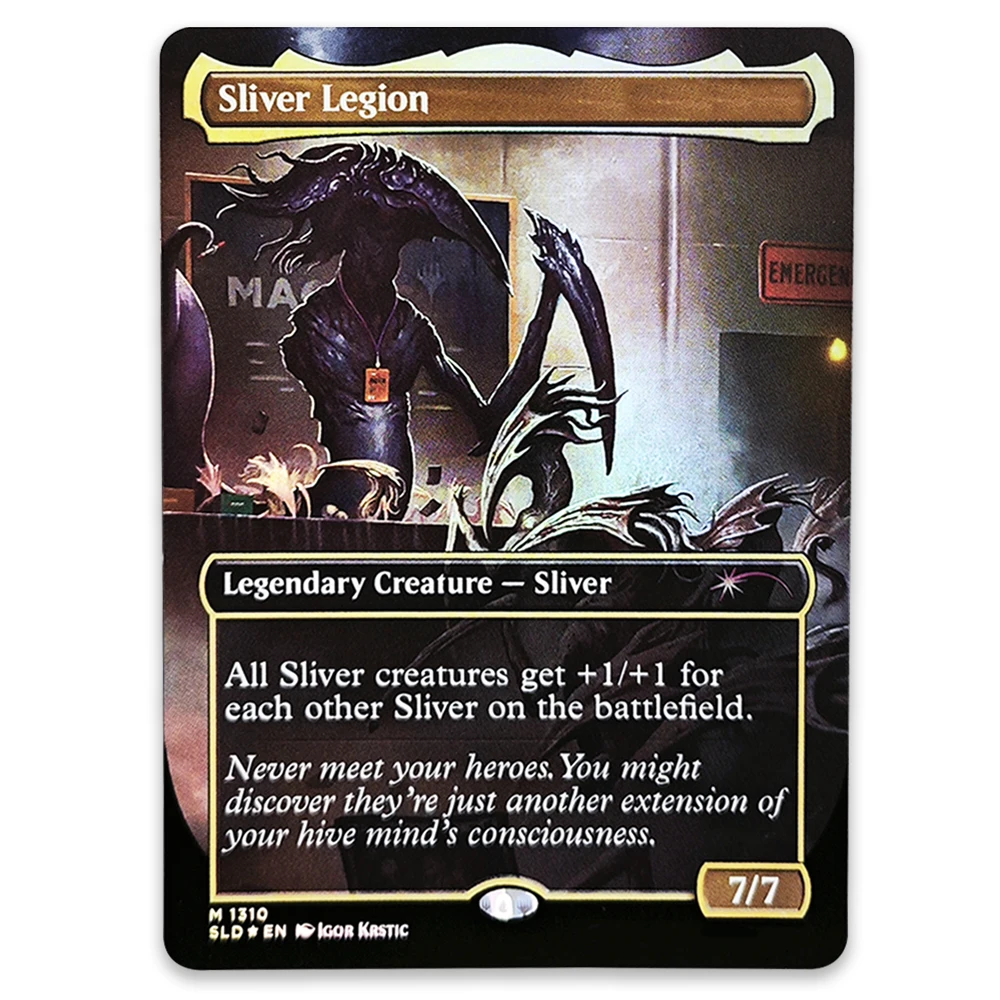 Фото Коллекционные карты TCG: Редкие магические фольгированные карты Silver Legion/Anti-Venom, Horrifying Healer/Yawgmoth, Thran Physician. Игрушки и подарки для мальчиков. №4