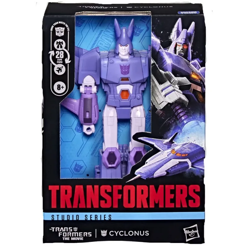 Фото Новые классические игрушки Hasbro Transformers: Фильм 1986 года, фигурка робота-игрушки Cyclonus из серии SS86 Voyager Class, коллекционный подарок для хобби. №1