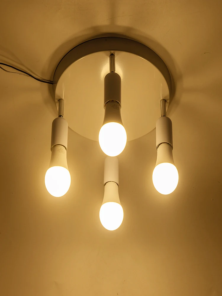 Современная искусственная потолочная лампа в стиле ретро с промышленным