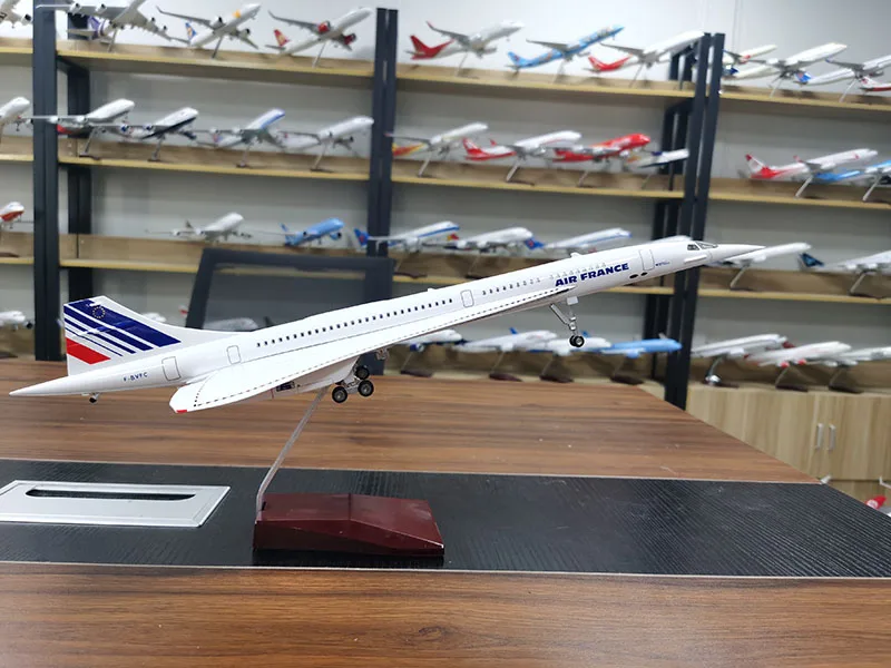 48 см Dieacst Коллекционный самолет Concorde Air France Airline Force One Модель самолета Смола Каркас