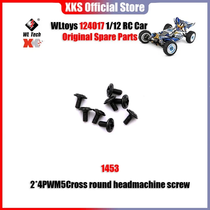 

WLtoys 124017 1/12 RC автомобиль оригинальные запасные части 1453 2 * 4PWM5Cross круглая головка винт