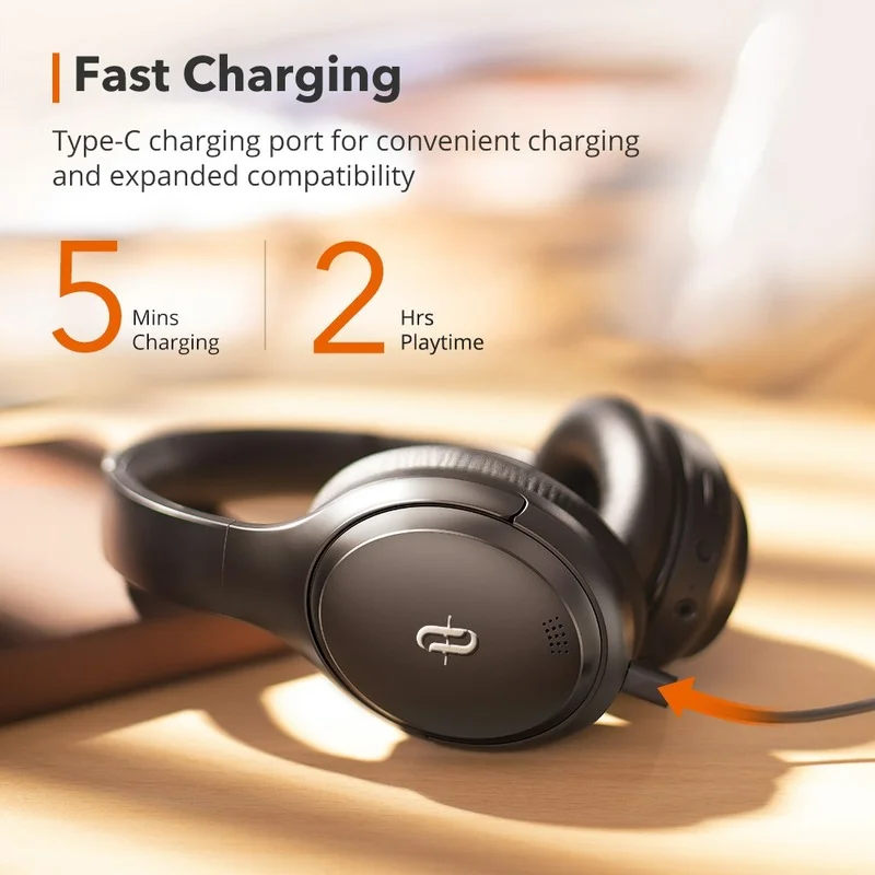 Беспроводные Bluetooth-наушники TaoTronics SoundLiberty 90 гибридные наушники с активным