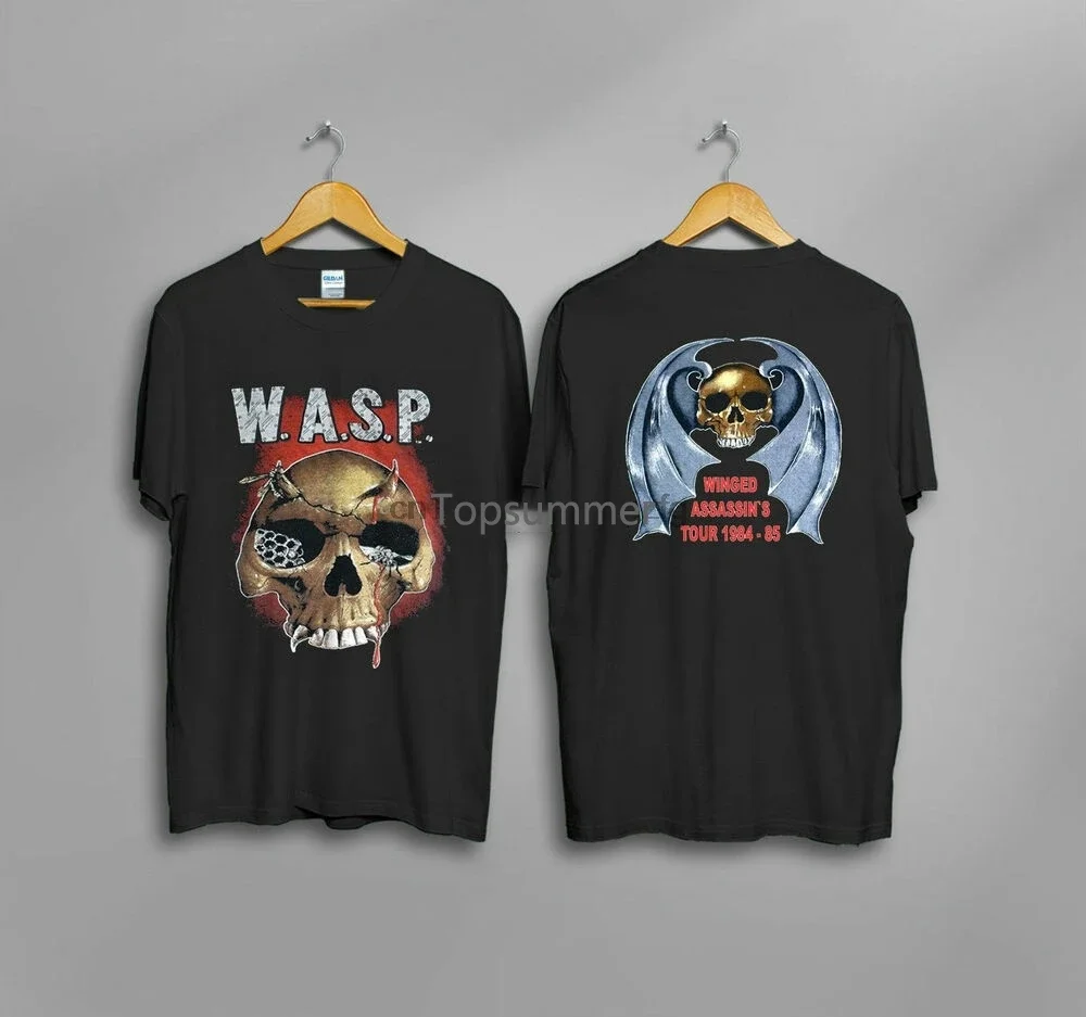 Винтажная футболка 1984-85 Wasp Metal Rock Concert топ