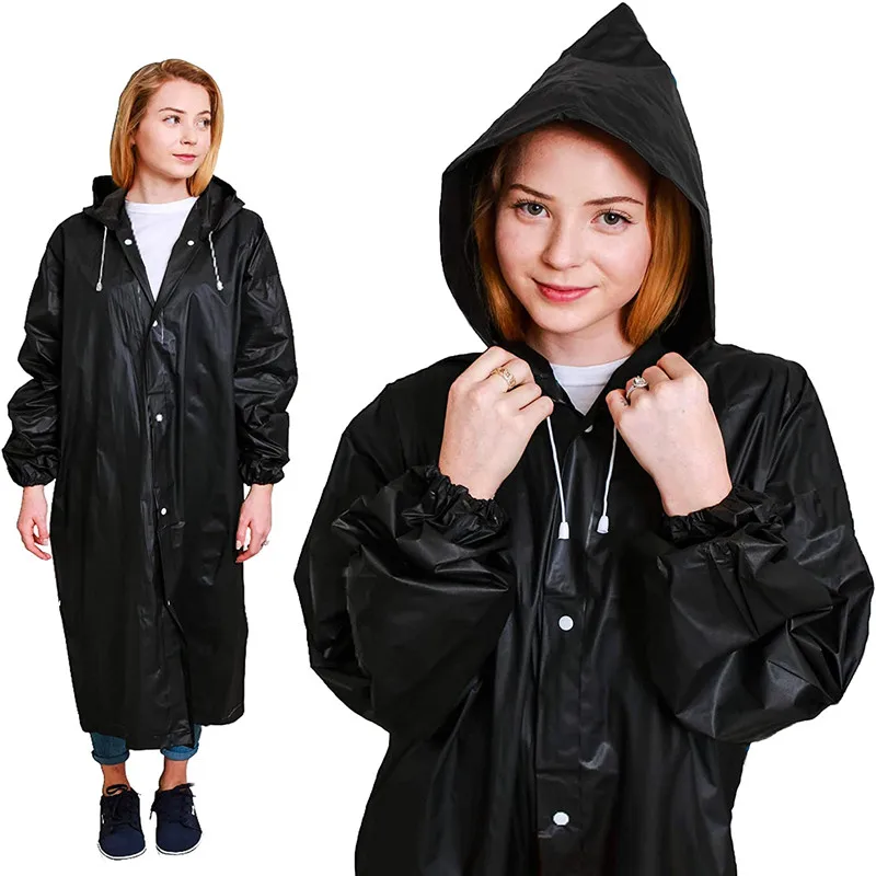 Unisex Male Women Rain Coats Poncho Suit Jacket Tourist Bike Ladies Running Hooded Hiking Rainwears Waterproof