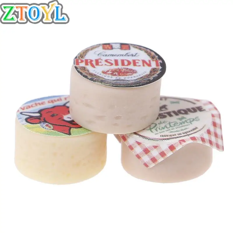 

3Pcs Kids Gift Mini Cheeses for 1/12 Scale doll Simulation Miniature Kitchen Food Living Room Decoration Children Kids Toys