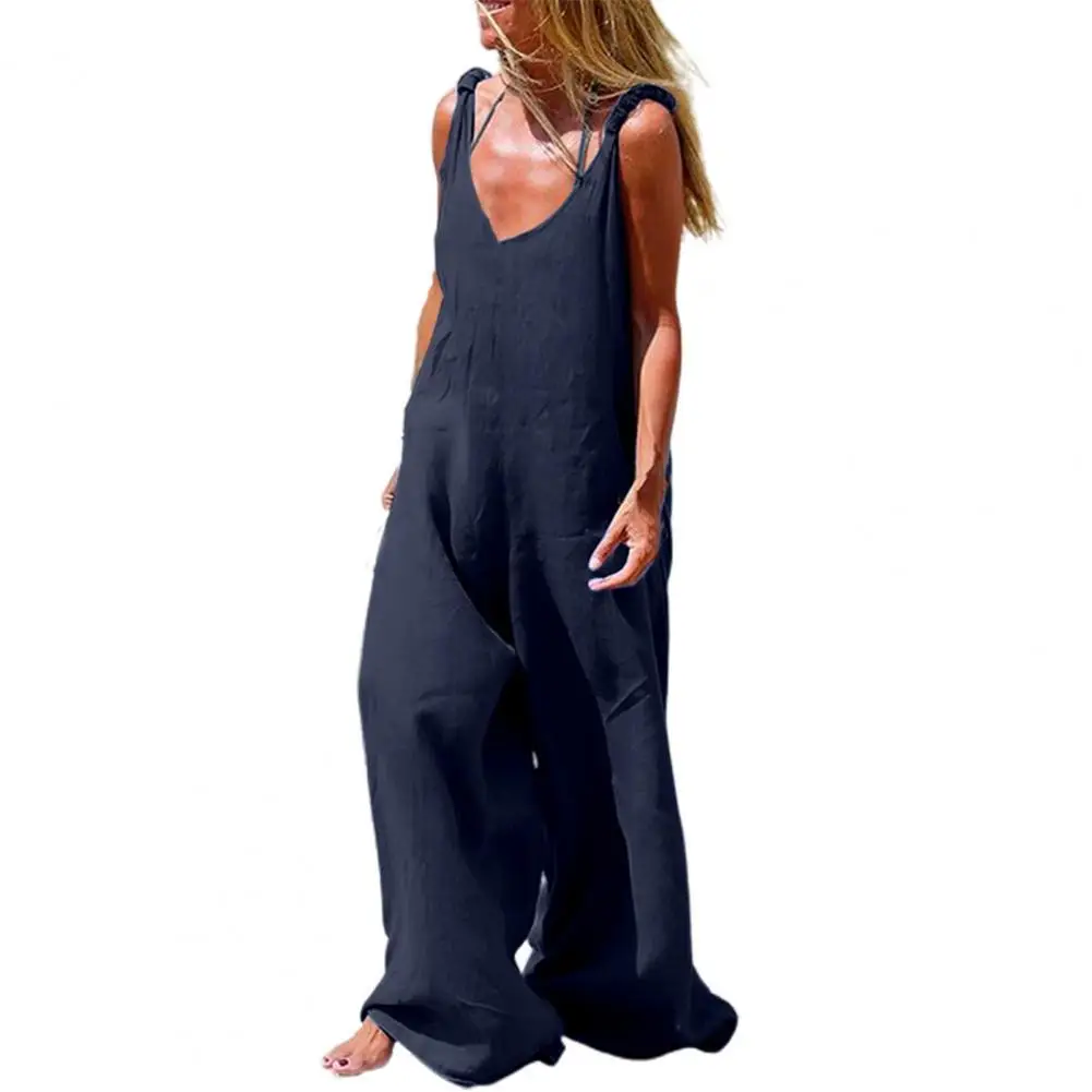 

Sexy Summer Female jumpsuit Wide Leg Street Wear Long Jumpsuit Sexy Women Summer Jumpsuit combinaison femme
