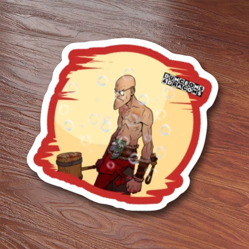 Наклейка Eustace Bagge Barbarian для ноутбуков, бутылок с водой, блокнотов, чехлов для телефонов, багажа, шлемов (art.: 3920da173e6ec) - 3920da173e6ec