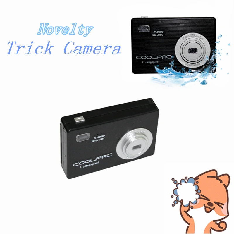 

Новая имитация воды Сквиртинг камера игрушки Мини поддельная камера шутка розыгрыш Взрослый Дети Рождественский подарок смешная вечевече...