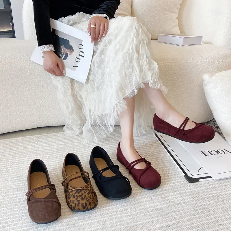 Женские красные милые сказочные туфли Мэри Джейн 2024 новые удобные из