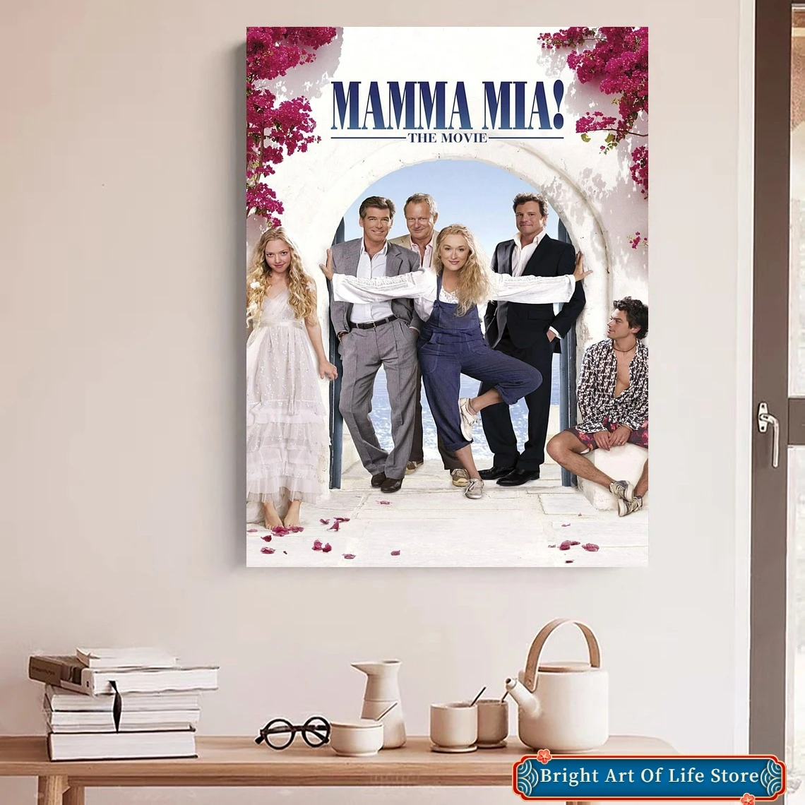 Мама Миа постер фильма звезда художественная обложка фото холст печать квартира
