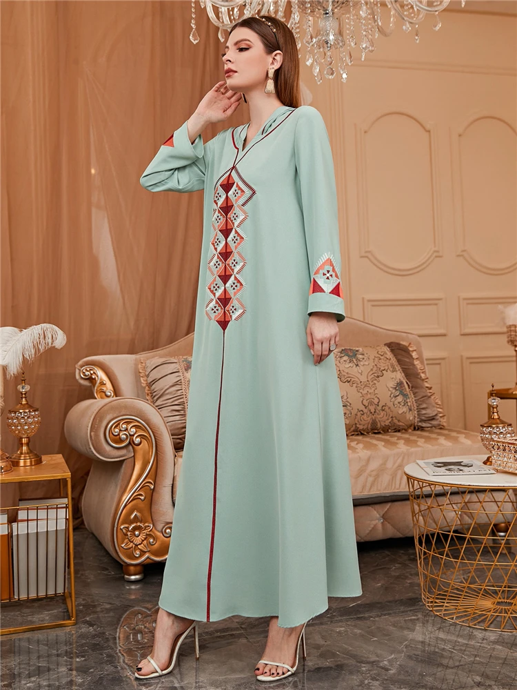 Ramadan Kaftan Turkey Dresses For Women Abaya Dubai Pakistan Arabic Islam Muslim Modest Dress Robe Arabe Djellaba Femme Vestidos