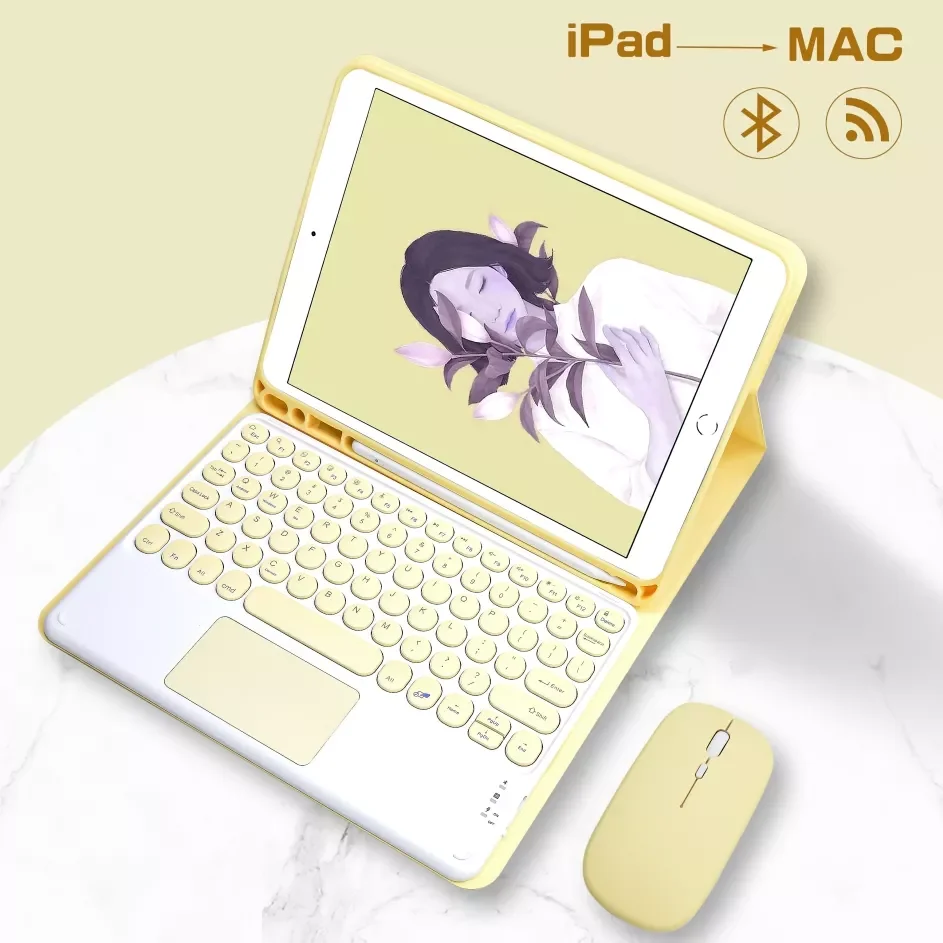 

Беспроводная мышь для iPad Pro 11, чехол 2021 2020 Air 4, чехол для iPad 9-го 8-го поколения, чехол 9,7 Air 2, чехол с клавиатурой Magic