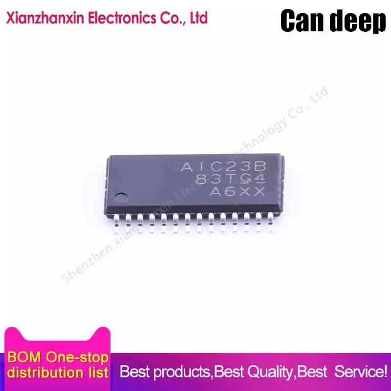 

2~10PCS/LOT TLV320AIC23BPWR TSSOP28 Screen printingAIC23B Audio codec