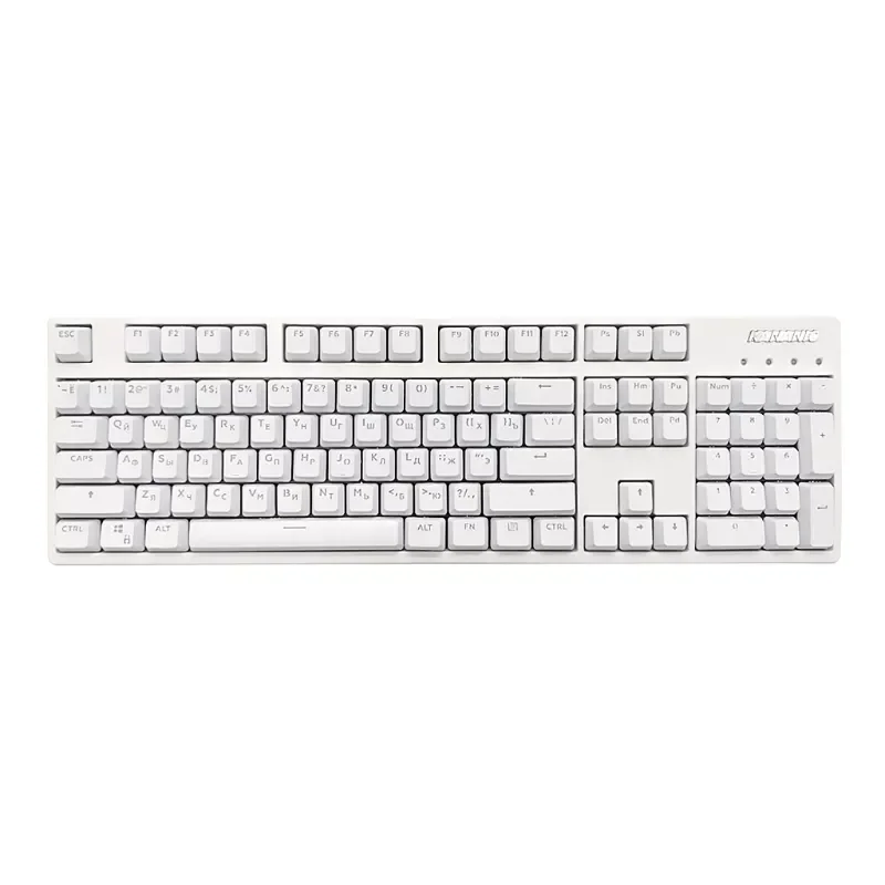 

New 104 Keycaps Russian Translucent Backlight Keycaps For Cherry MX Keyboard Switch High Quailty