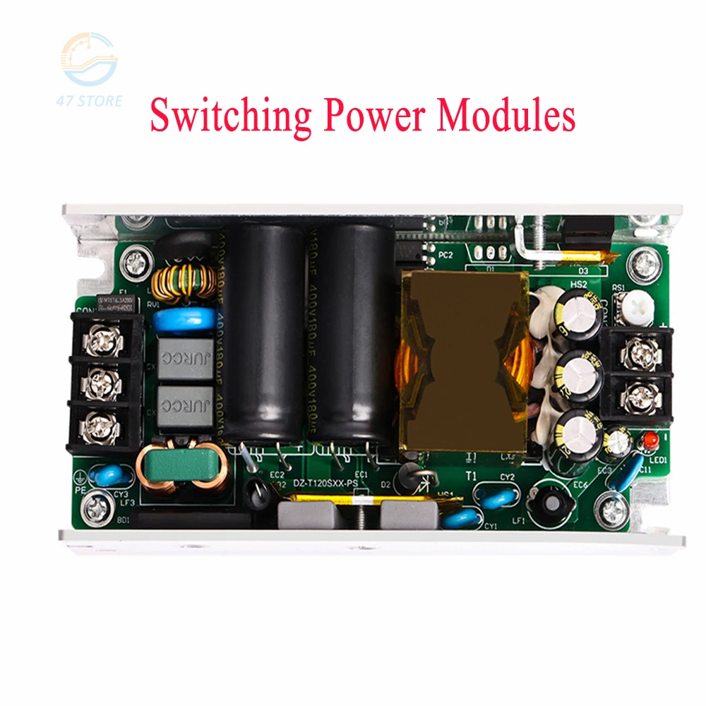 

120W High Voltage Switch Power Module Zero Fire Dual Live Wire Input AC DC 220V 380V Power Amplifier Switching Power Supply