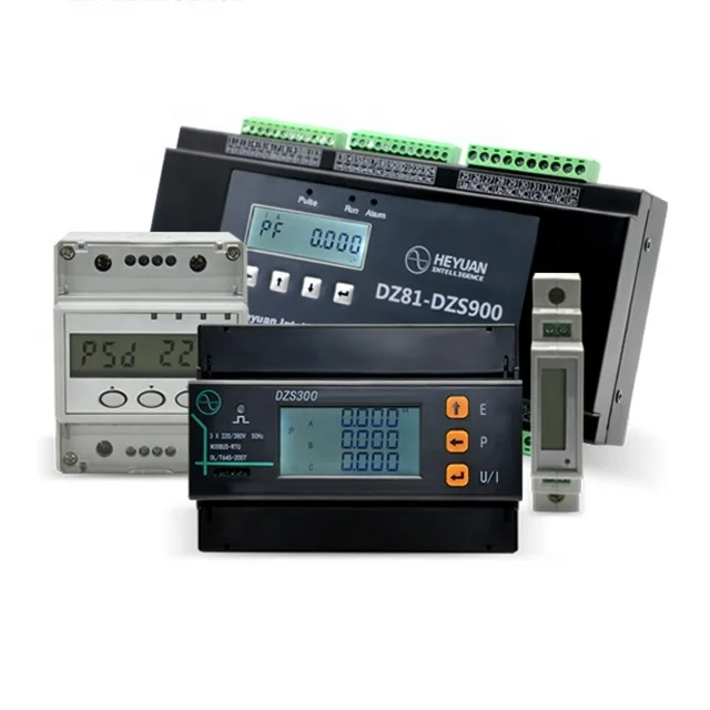 

3 Phase Single Phase Current Voltage Frequency Din Rail Energy Meter