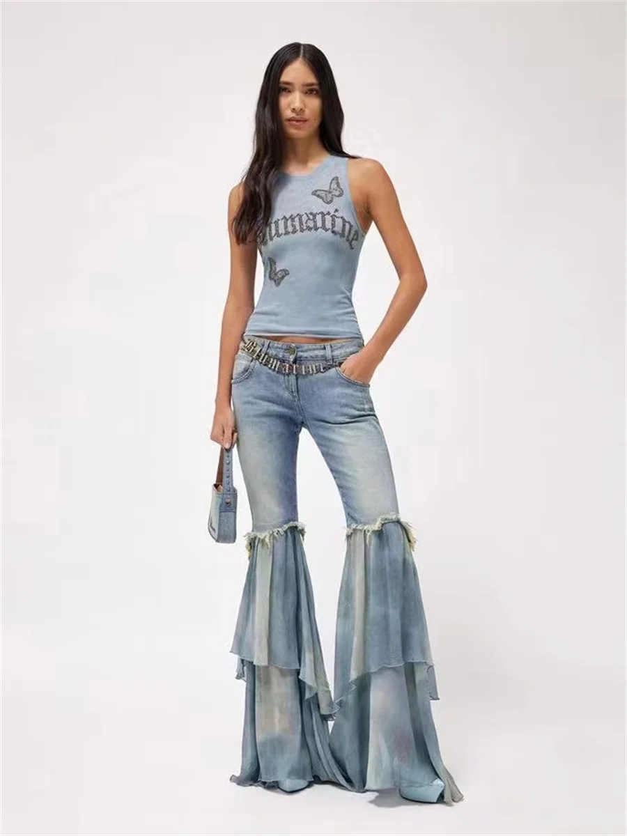 

2023 summer new mesh bottoming tops women's Korean fashion high quality hot drill tight corset women's tops streetwear y2k top