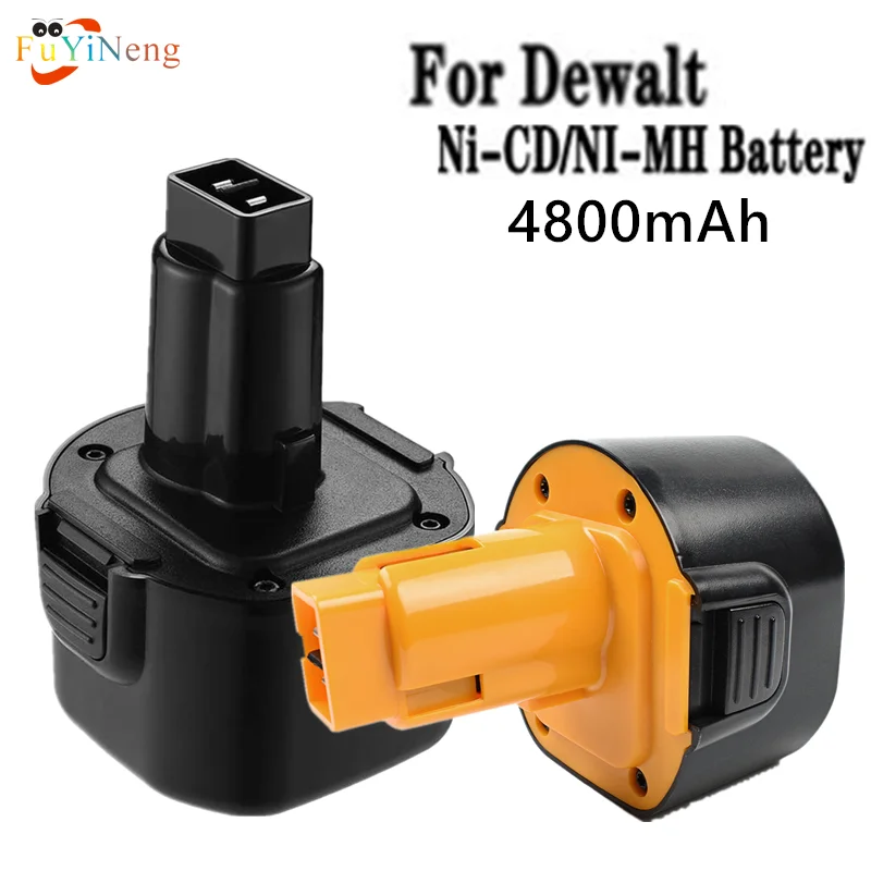

4800 V 9.6 MAH replacement battery for DeWalt 9.6V, Ni MH, dw9061, dw9062, de9036, de9062, dw9614