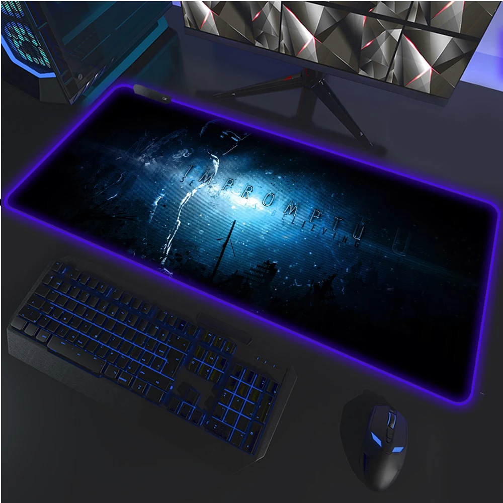 

dead space RGB mousepad gamer 400x900X4MM gaming mouse pad large Christmas notebook pc accessories laptop padmouse ergonomic mat