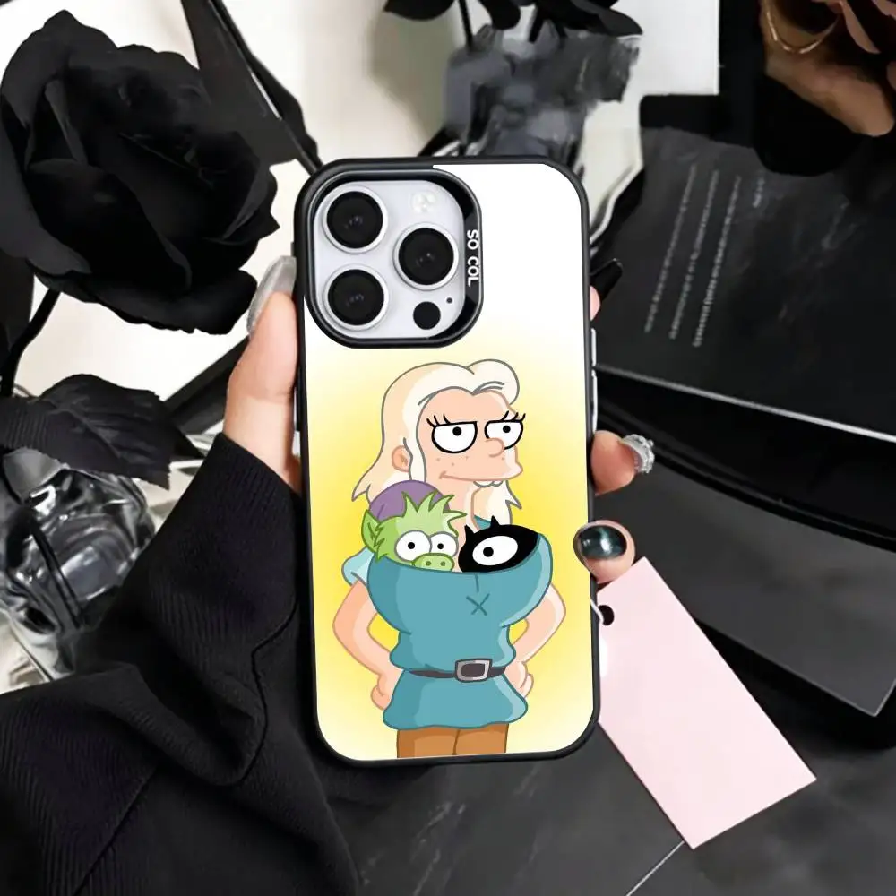 Фото Чехол для телефона Fantasy D-Disenchantment для iPhone 17, 16, 15, 14, 13, 12, 11 Plus, Pro Max, цветной, с серебряным покрытием внутри №2