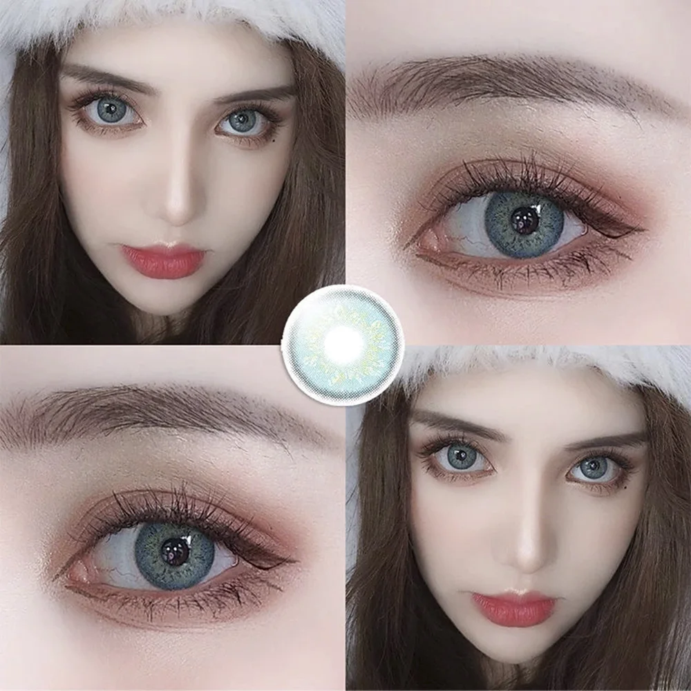 

YIMEIXI 1 Pair Natural Color Lenses for Eyes High Quality Beauty Pupil Makeup Circle Eyes Contacts Lens Yearly Use Fast Shipping
