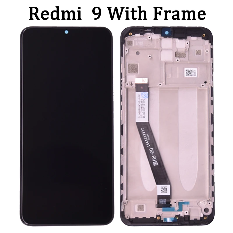 6 53 inches original for xiaomi redmi 9a 9c display lcd touch screen digitizer for redmi 9 lcd replacement phone parts assembly free global shipping