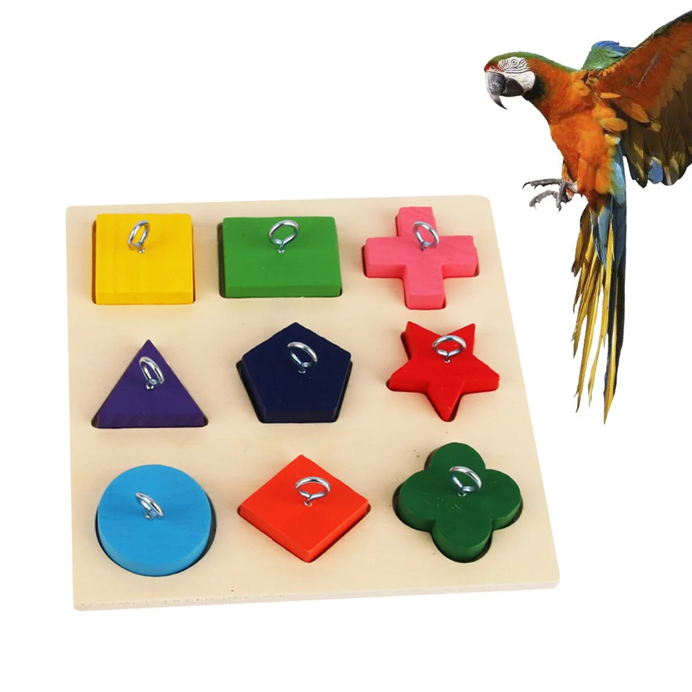 

1pcs Parrot Bird Educational Parrot Training Parrot Educational Bird Puzzle Bird Training