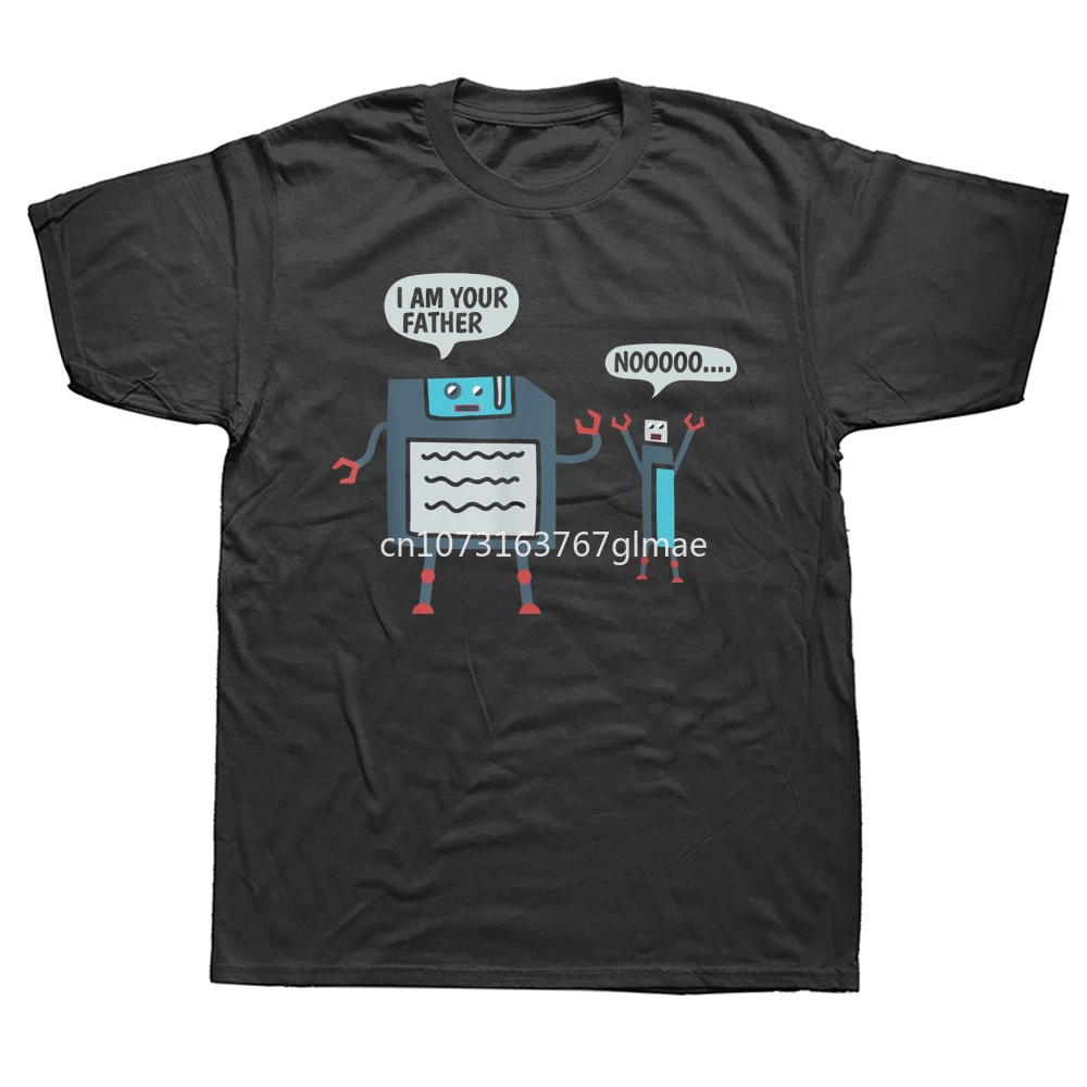 Футболка хлопковая с принтом Я ваш отец и коротким рукавом