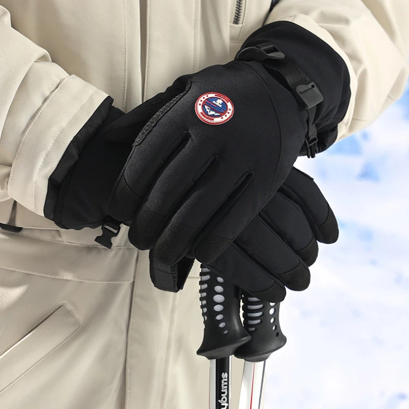 

Женские зимние лыжные перчатки для езды на открытом воздухе ветрозащитные водонепроницаемые термоварежки теплые перчатки для рук мужские спортивные велосипедные рыбалки