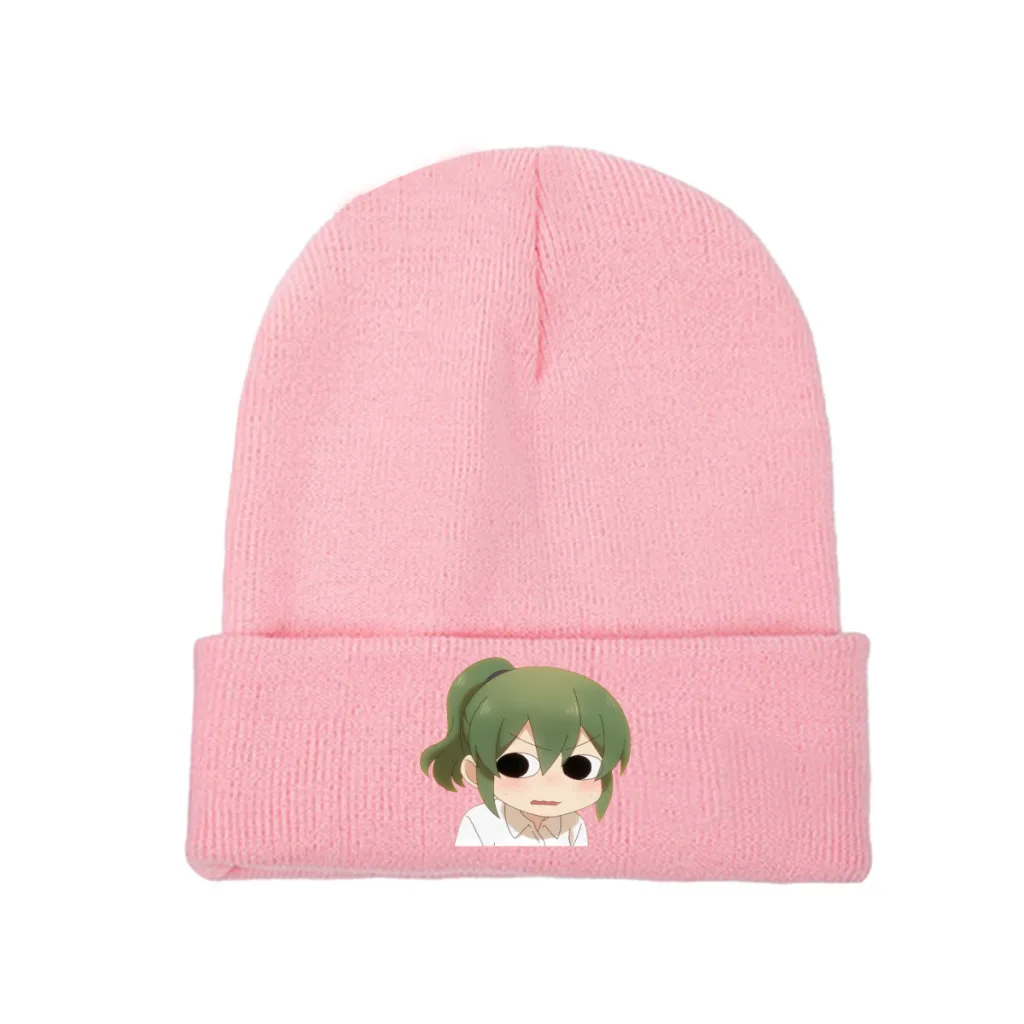 

Futaba Funny Face My Senpai is Annoying Knitting Knitted Hat Beanie Caps Skullies Beanies Ski Caps Soft Bonnet Hats Winter Warm