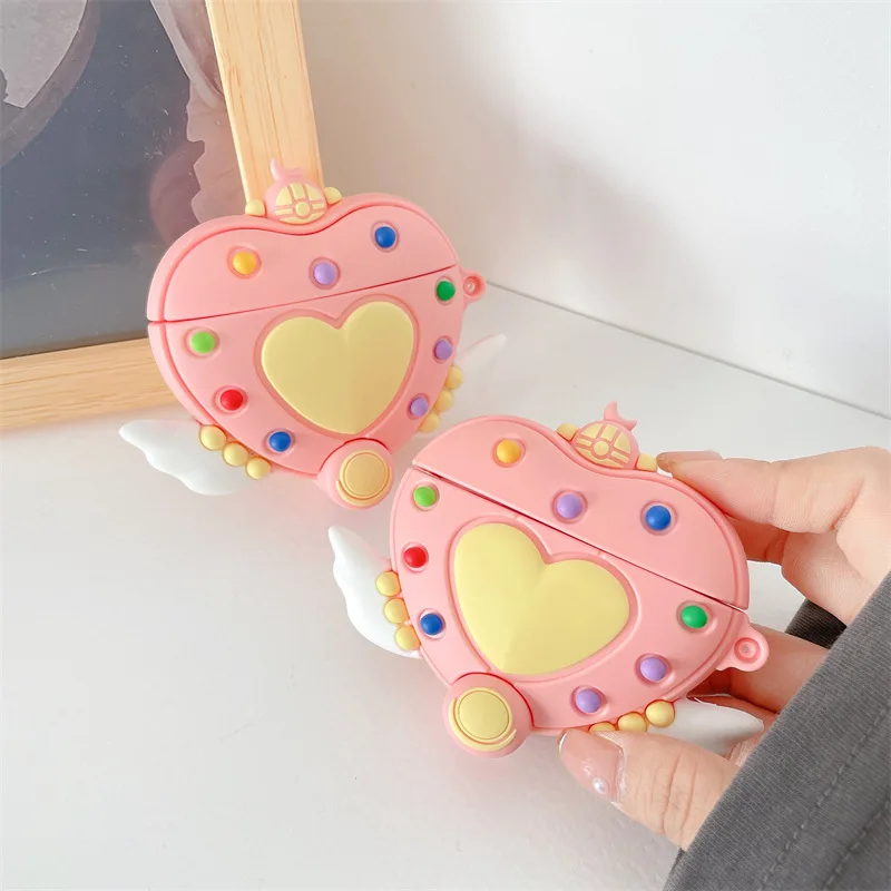 Wholesale 3D Super Cute Cartoon Series Shakeproof AirPods 1 Case Lovely Girl Gift AirPods Pro Cover Soft Silicone Protective Box