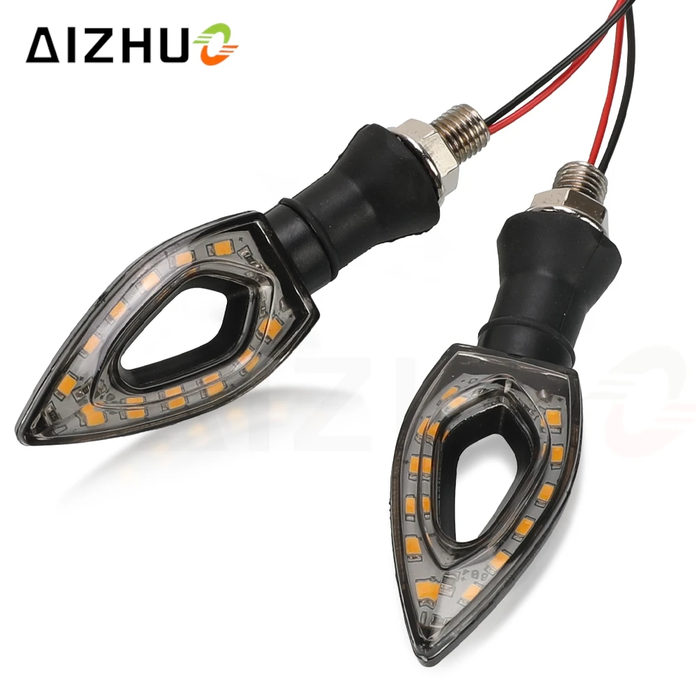 Фото Для Honda CBR600RR 2007-2024 CBR600RR 600RR ABS мотоциклетные светодиодные указатели поворота с янтарным лезвием, короткие указатели поворота №3