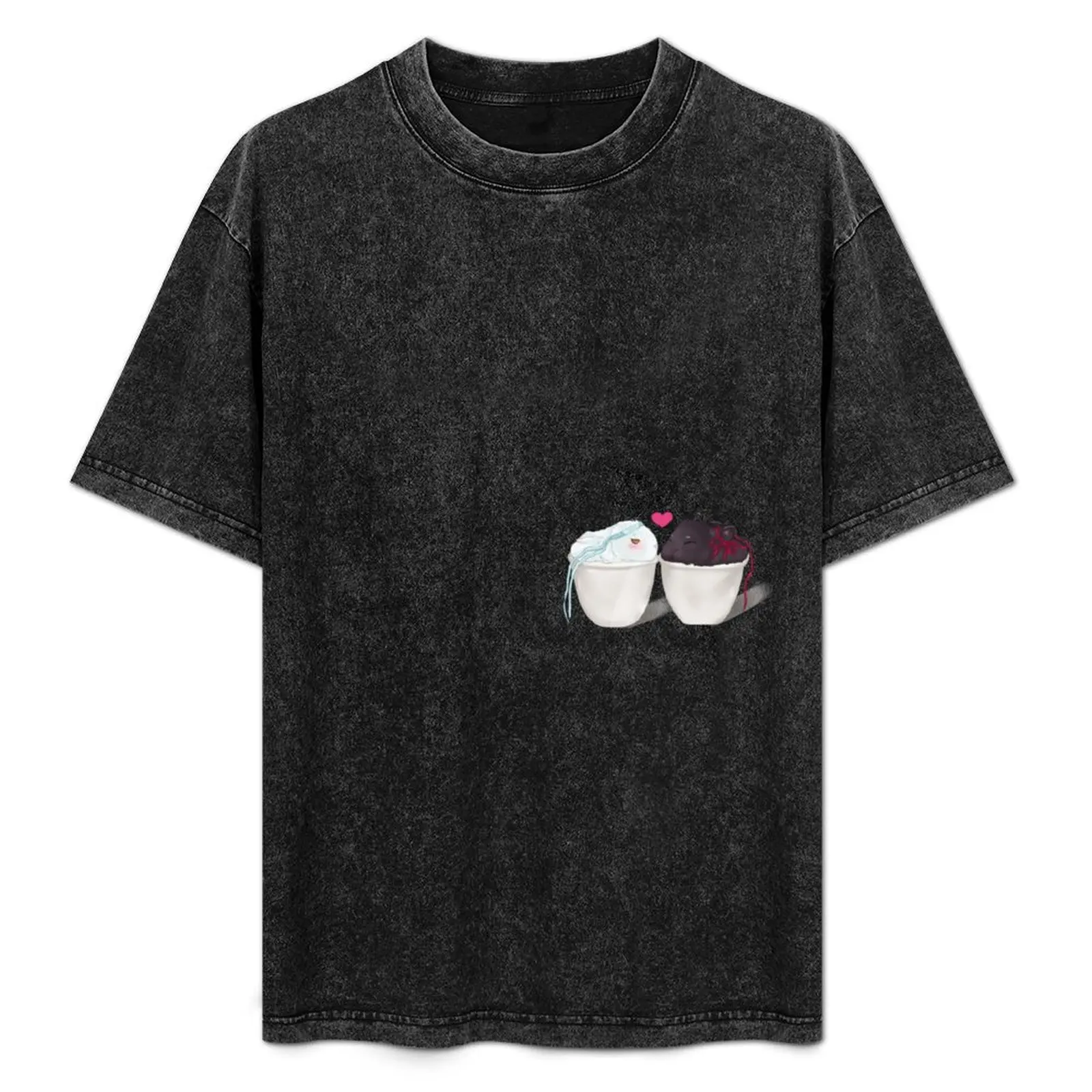 Футболка с рисунком маленьких кроликов WanXian одежда в стиле аниме футболка